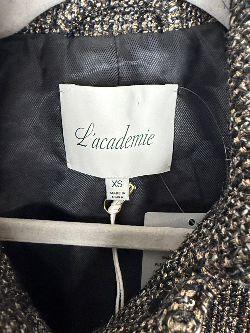 L’academie Rita Jacket and Rita Short Set in Black Multi - Picture 6 of 11